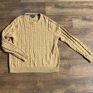 Lands End Drifter cable knit sweater